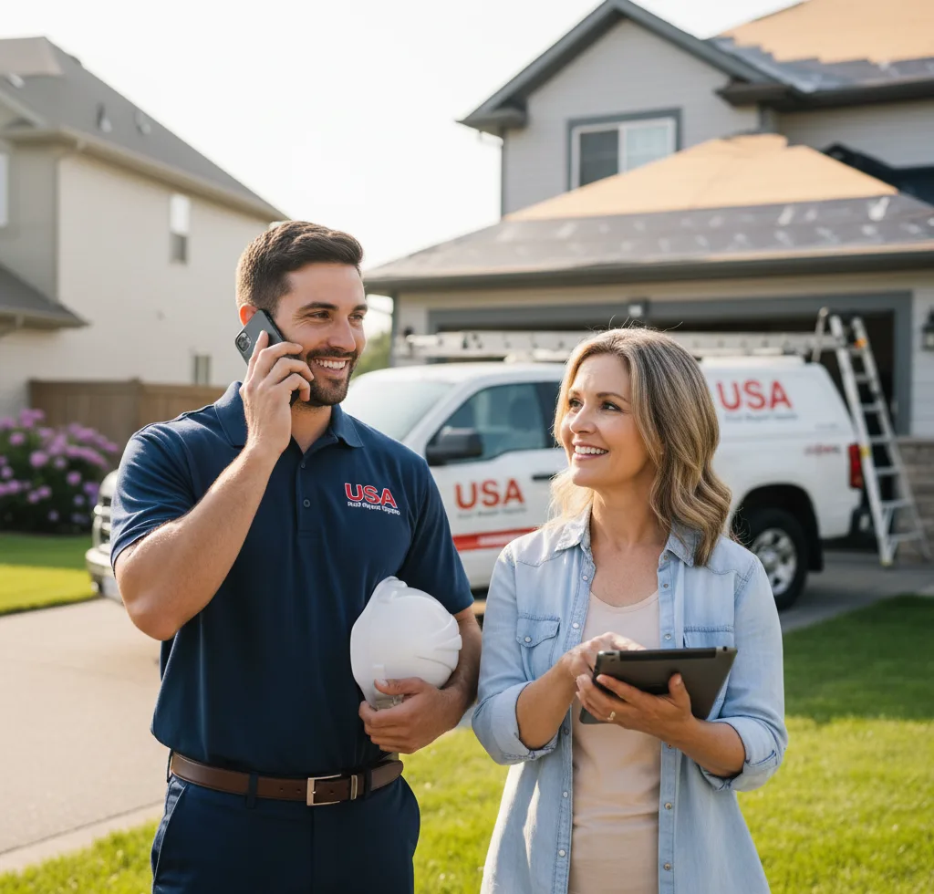 USA Roof Repair Experts customer support in Silver Creek